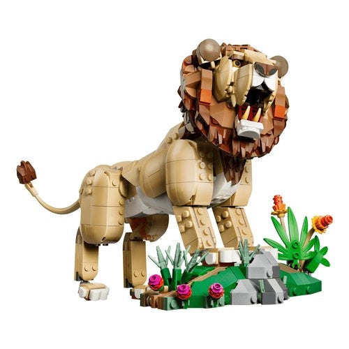 Costruzioni lego 31386 creator 3 in 1 animali selvatici: leone maestos