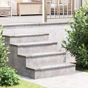 Scalini in Alluminio 5 pz Antiscivolo 60x18 cm