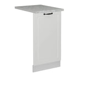 Vicco Pannello frontale della lavastoviglie Bianco casa di campagna 45 cm , PL Marmo