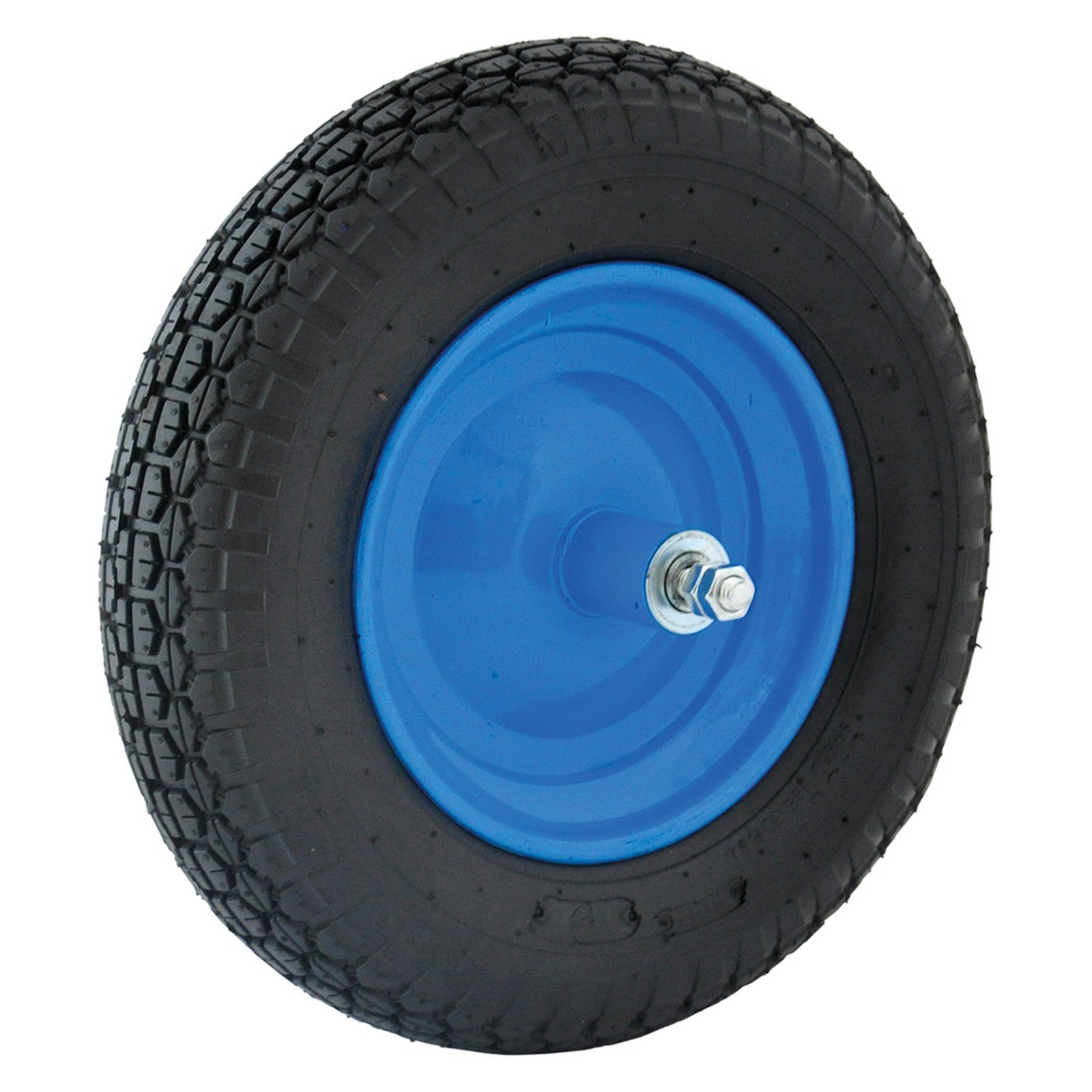 ruota per carriola pneumatica con cuscinetti perno corto interno mm 125 cod:ferx.102737nlm