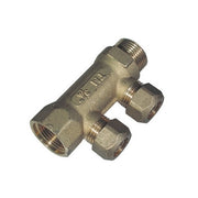 COLLETTORE MF DA 3/4    2 VIE PER COBRA-PEX- 15- TIEMM- pezzi 1