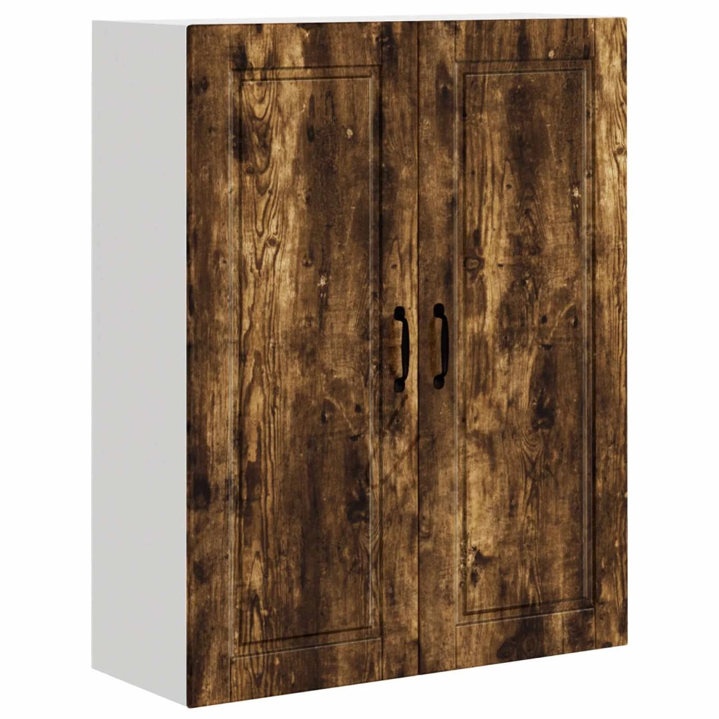 Pensile da cucina | Armadietto a muro PORTO Rovere fum¨¦ 80 x 31 x 100 cm