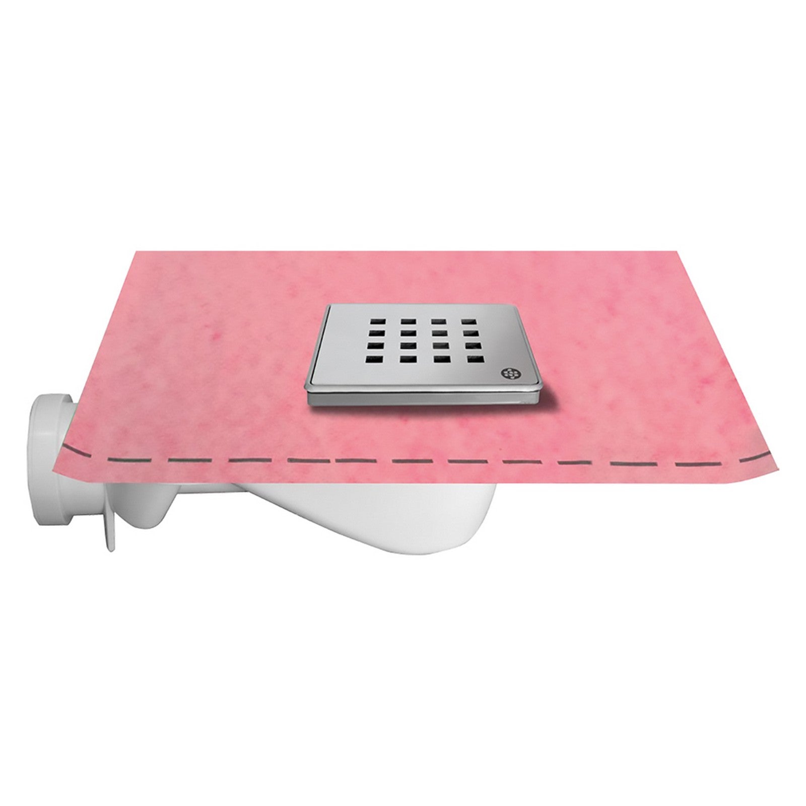 chiusino sifonato con guaina cm 10 x 10 x h.totale 11 cod:ferx.1042890nlm