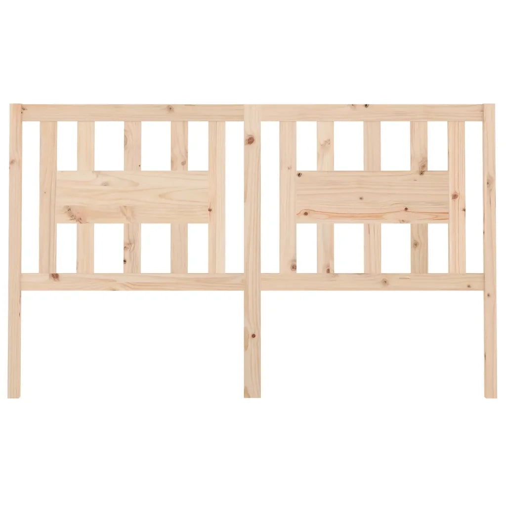 Testiera per Letto-Testata-Testiera Decorativa 126x4x100 cm in Legno Massello di Pino 156385