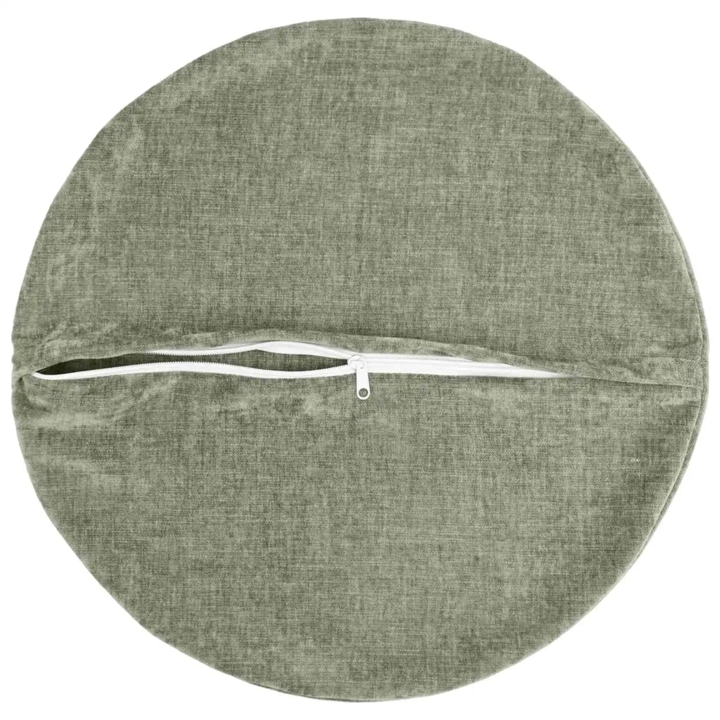 Federa 6 pz HEERLEN Verde Ø 30 cm Tessuto Chenille 921992