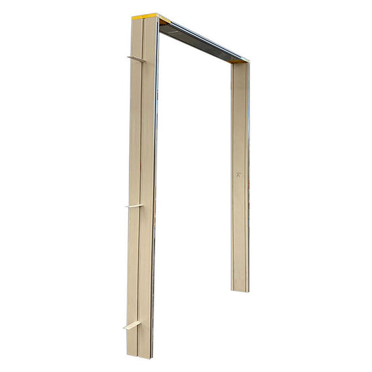 falso telaio in resina per porte interne 'pratiko' regolazione 80 > 100 sp. 10,5 cm cod:ferx.1040380nlm