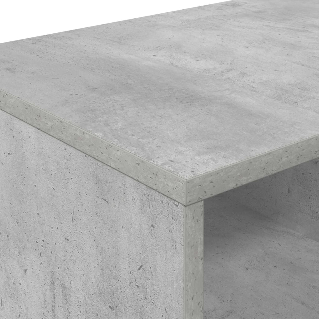 Armadietto per letto 2 pz Grigio Cemento 66 x 33 x 48 cm CFW4840763