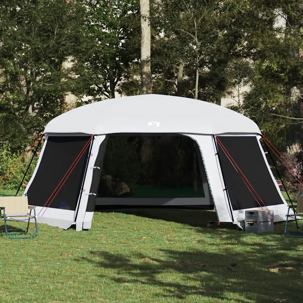 Tenda da piscina con Patta Rimovibile&Pareti in Rete 618x532 cm 4100630
