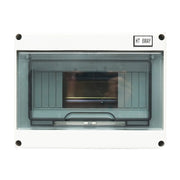 Pannello portafusibili applicato 1 fila, 8 moduli 215x210x100mm IP65