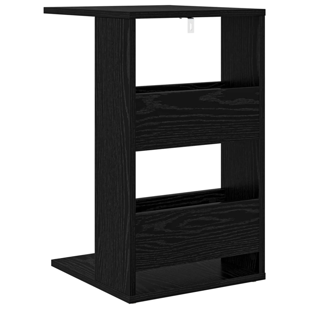 Tavolo laterale | Tavolino Rovere Nero 40 x 35 x 60,5 cm Legno multistrato