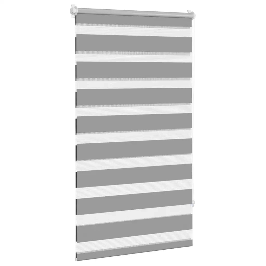 Tenda a rullo zebra 70,9x120 cm Tessuto Larghezza 66,7 cm grigio 240195
