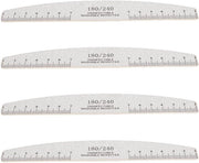 Vijli per unghie 50 pezzi - 180/240 corpi di viti - viti per unghie a doppia faccia - unghie acriliche/gel - manicure/hobby - qualità salone - viti per unghie