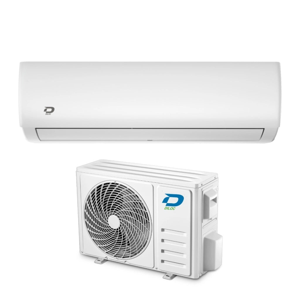 Climatizzatore Condizionatore Diloc Inverter serie JESSICA WHITE 9000 Btu D.JESSICA 9000 R-32 Wi-Fi Integrato Bianco Classe A++/A+++