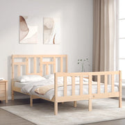 Giroletto senza Materasso-Struttura Letto 120x200 cm in Legno Massello di Pino 616758