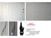 Decorazione Luci Tenda con Luce Bianca 160 Luci 300 x 150 cm