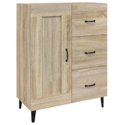 Buffet credenza cassettiera armadio mobile contenitore organizer cucina soggiorno rovere Sonoma 69,5 x 34 x 90 cm legno ingegnerizzato marrone 02_0031656