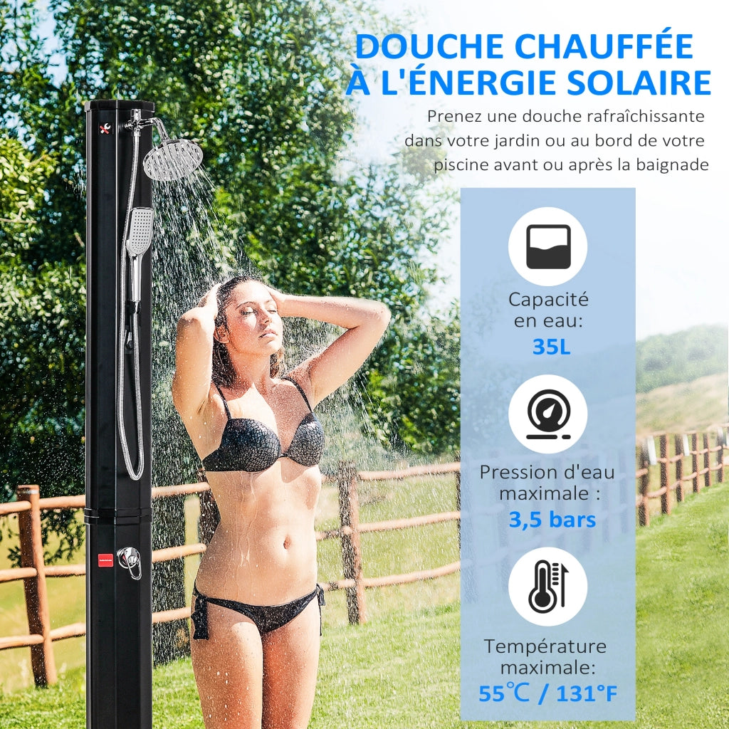 Doccia Solare Esterno 35L ¨C Zephmum ¨C Bianco