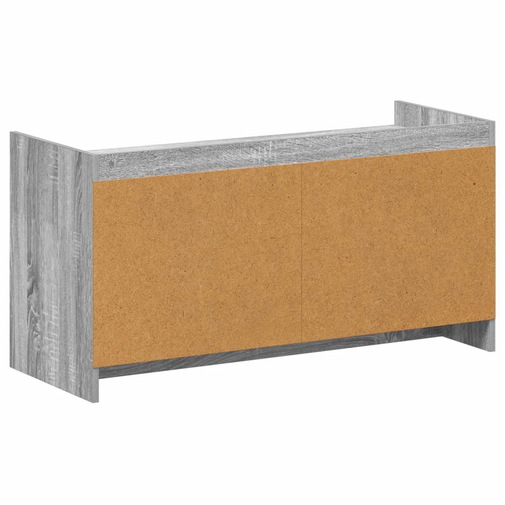 Mobile per scarpe con porta Sonoma grigio 100 x 39,5 x 51 cm 8011360