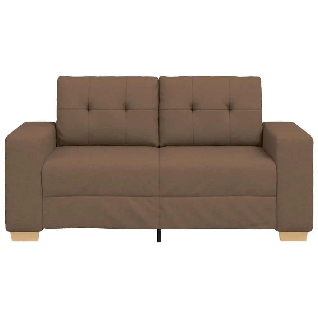 Divano Divanetto Marrone 120 cm in Tessuto