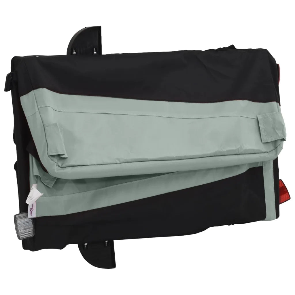 Rimorchio da Bici Nero e Grigio 30 kg in Ferro CFW7778188