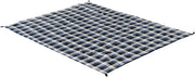 Pannello picnic leggero da viaggio - coperta per attività all'aperto - 350 g - 150 x 120 cm - azzurro a quadri