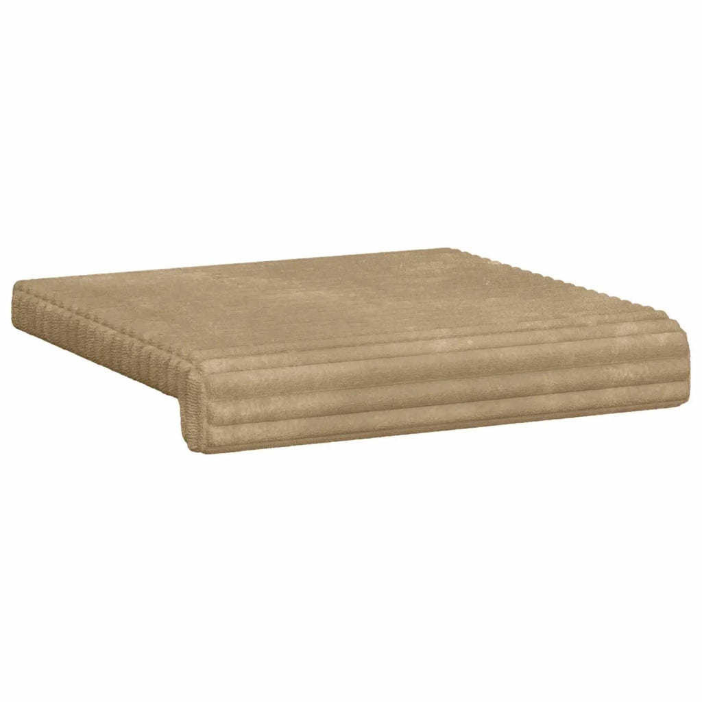Cuscino per panchina 4 pcs Corduroy Morbido Tortora 42043148