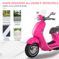 Piaggio Vespa 946 Elettrica 12V per Bambini Rosa