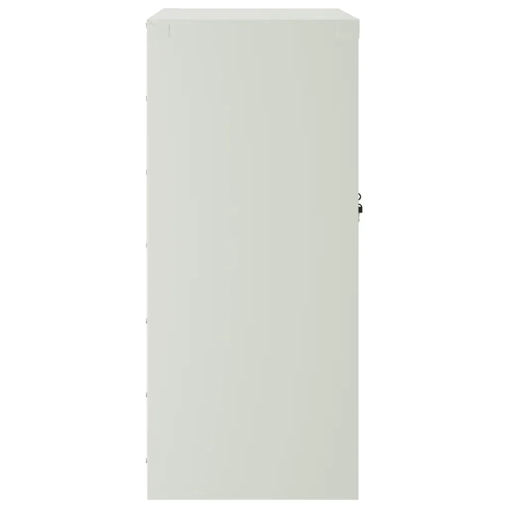 Armadio Classificatore Grigio Chiaro 79x40x90 cm in Acciaio CFW4941203