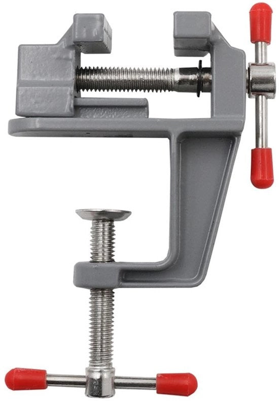Vise Miniaturizzata 360 Gradi Rotativa - Precisione Alta - Lavorazione del Legno - Lavorazione del Metallo - Pulsante Regolabile - Vise Miniatura