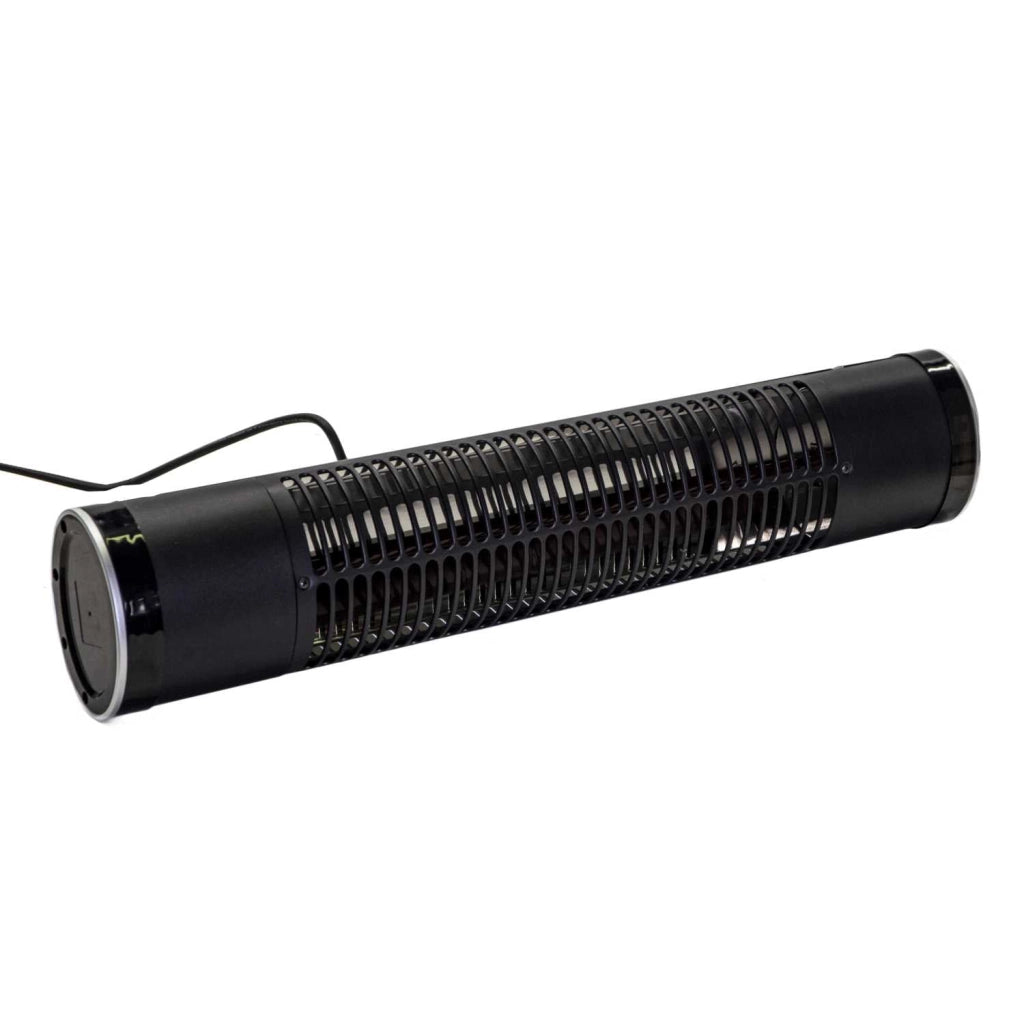 Stufa Elettrica ad Infrarossi da Esterno 71x13,5x17 cm 2000W in Alluminio Nero