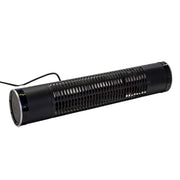 Stufa Elettrica ad Infrarossi da Esterno 71x13,5x17 cm 2000W in Alluminio Nero