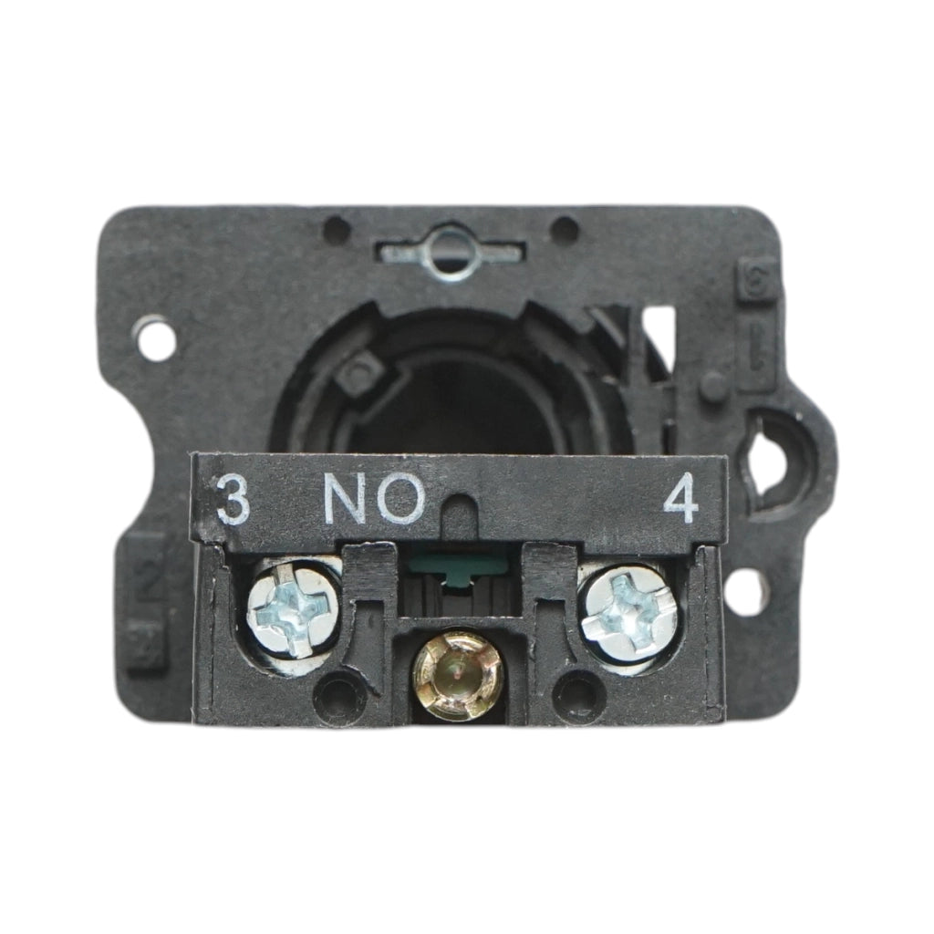 Pulsante di comando START nero con ritorno 1NO, 400V/10A, LAY5 Breckner Germany
