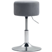 Sgabello da Cucina Regolabile in Altezza ¨C zephmum ¨C Grigio 52-66 cm