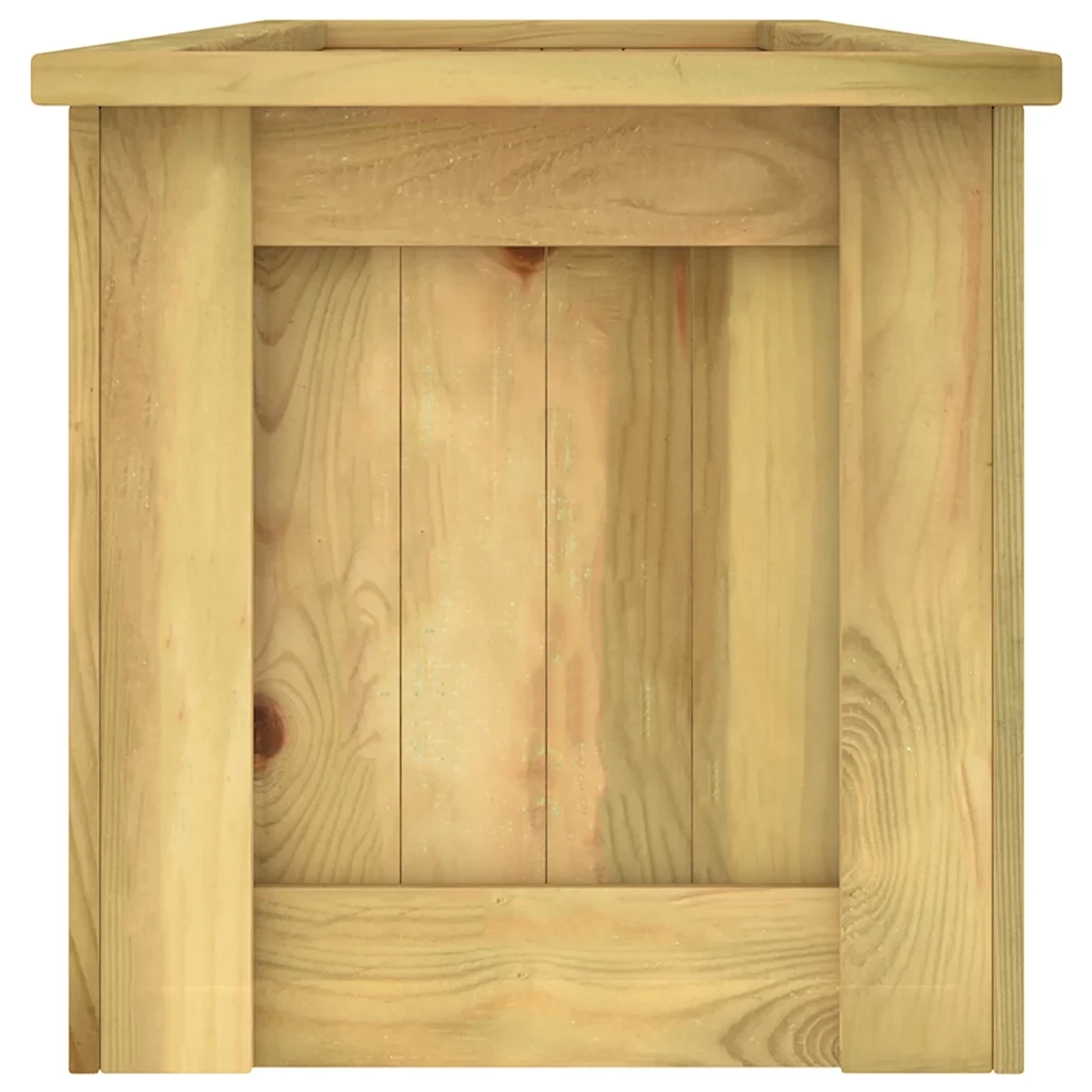 Fioriera | Cassetta per fiori | Vaso Rialzata 291x50x50 cm in Legno di Pino Impregnato
