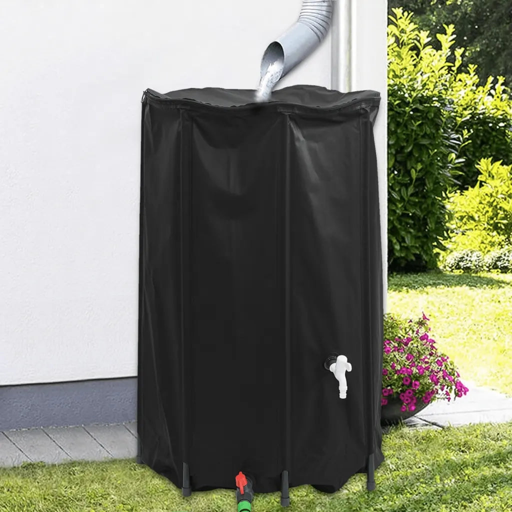 Serbatoio Acqua con Rubinetto Pieghevole 500 L in PVC CFW3337590