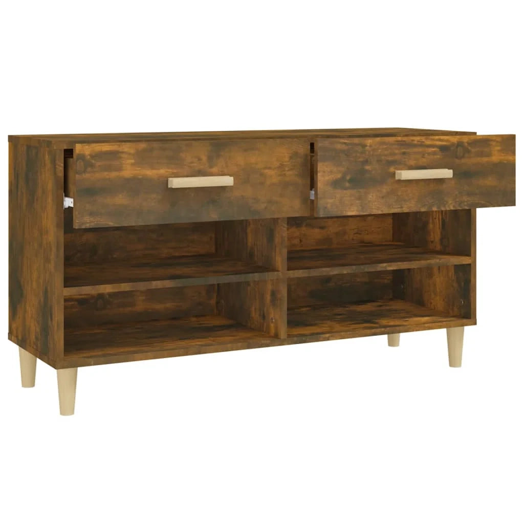 Scarpiera 102 x 35 x 55 cm in legno ingegnerizzato marrone 02_0043377