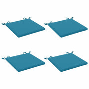 Cuscini per Sedia in 4 Pezzi SOEST 4 pz 100% Poliestere Azzurro 944432