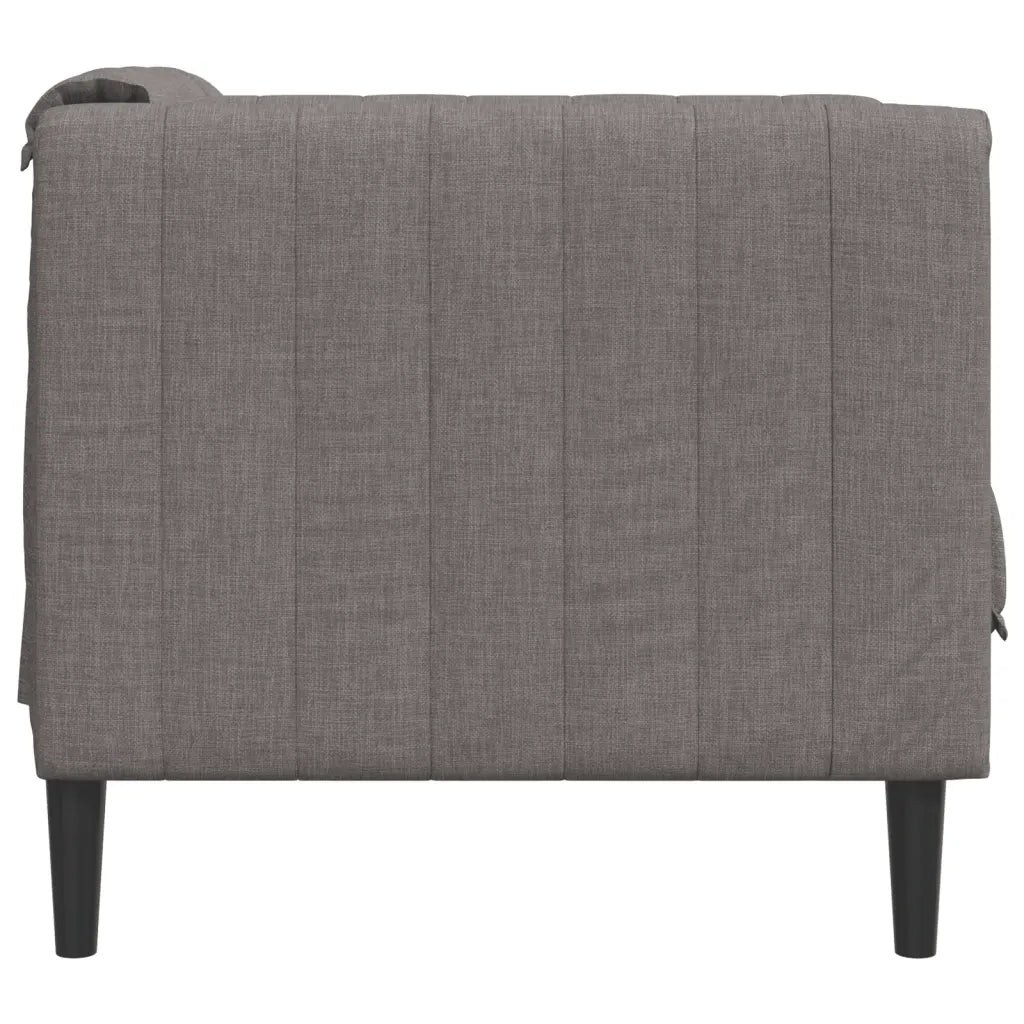 Poltrona-Divano Sedia-Poltroncina Grigio Talpa in Tessuto