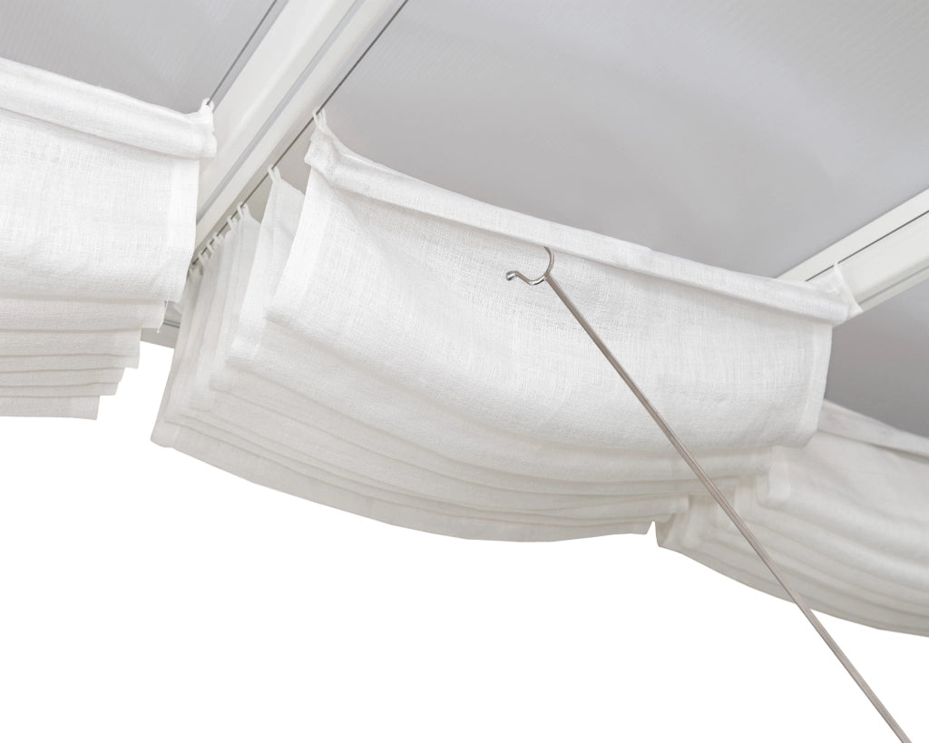 Tenda da Tetto Per la Pergola 3X9.2 m Bianco