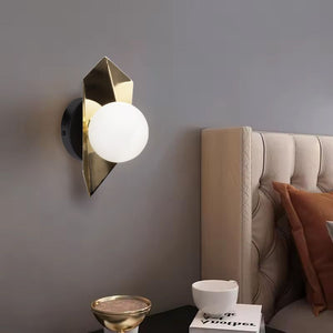 Lampada Da Parete App1411-w Black Gold