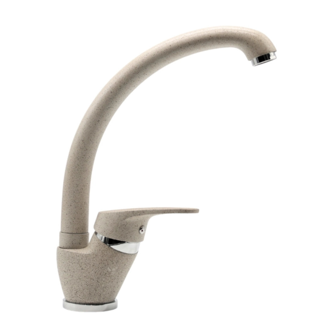 Ogomondo set 2 pezzi miscelatore avena 3 oslo orientabile in ottone per lavello cucina