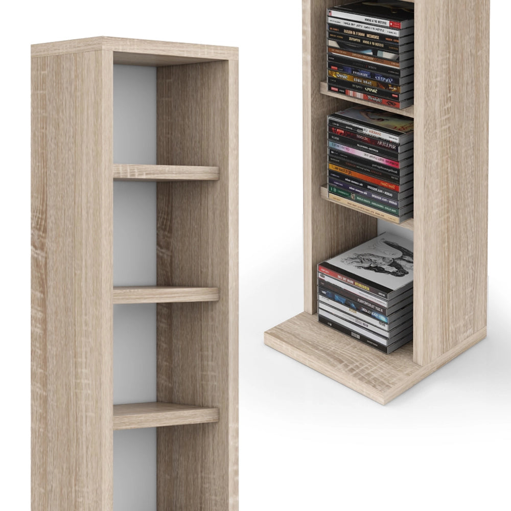 Vicco Scaffale porta cd Sonoma 21 x 91.8 cm
