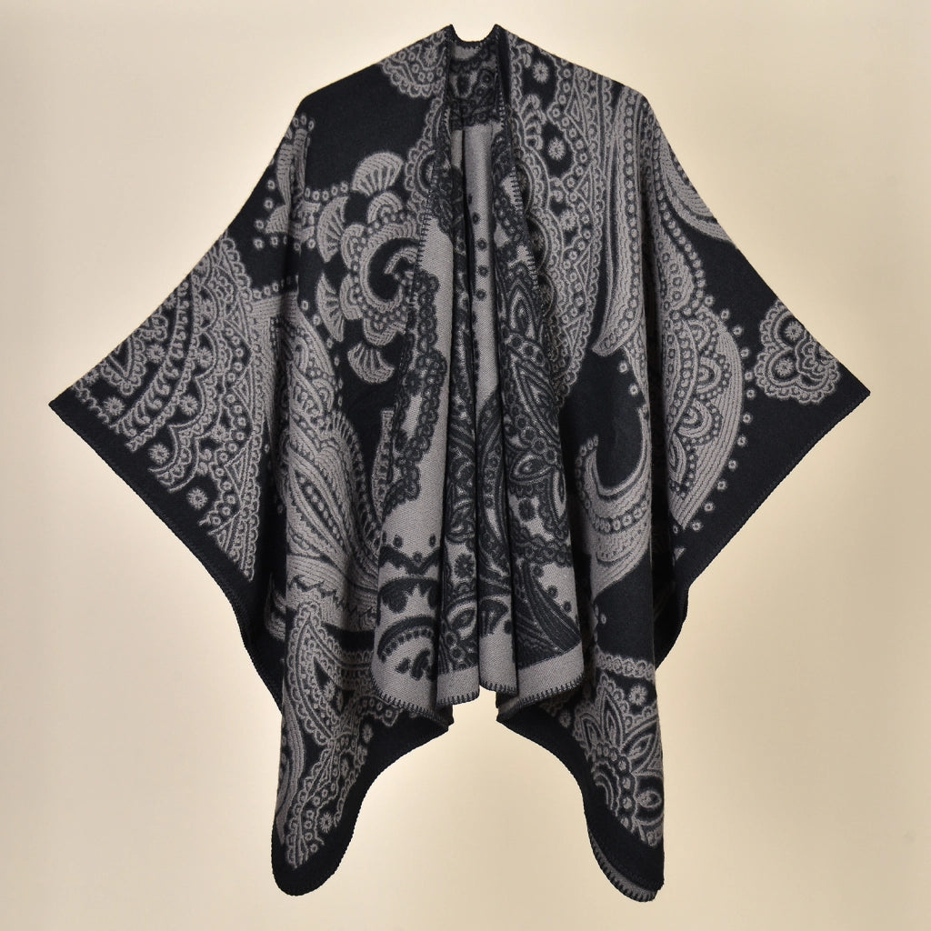 Sciarpa da donna, ideale per viaggi, campeggio, servizi fotografici, cardigan caldo, cappa, mantello