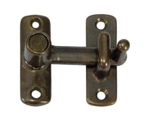 TAVELLINI A SCATTO LISCIO CON INCONTRO IN OTTONE BRONZATO- - incontro mm.5h. - 10 pezzi