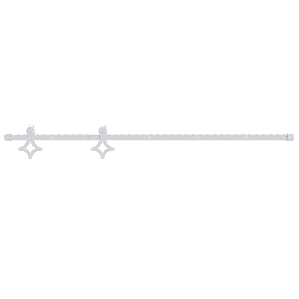 Kit Accessori per Porta Scorrevole 183 cm in Acciaio Bianco CFW8149663