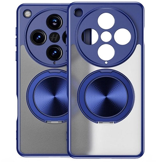 Custodia telefonica shockresistente - ultraduratura - magnetica - trasparente - con silicone/TPU morbido - supporto 360° standard - copertura per telefono