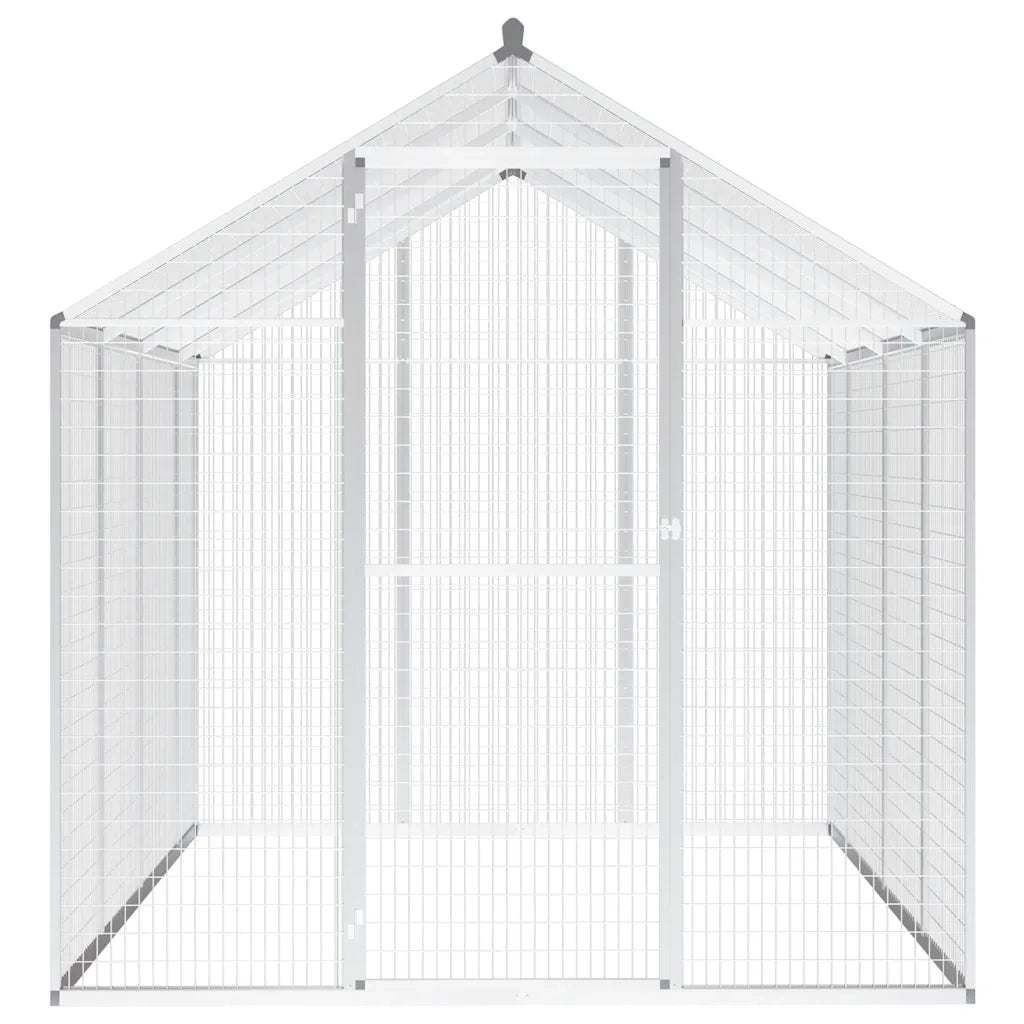 Voliera da Giardino in Alluminio 178x242x192 cm 170349