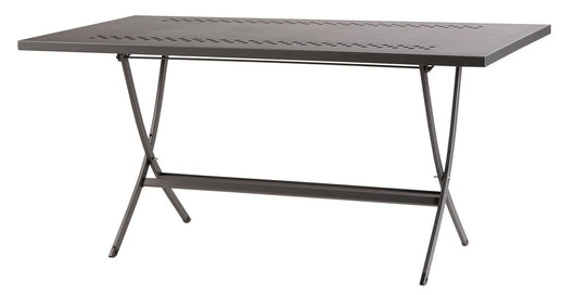 Tavolo da Giardino Pieghevole 160x80x75 cm in Acciaio RD Italia Hermes 160 Antracite