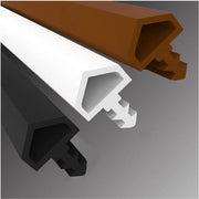 Afdichting per porta con guarnizione in gomma - 15 metri - per finestre e porte in legno - stoppavento con 8 mm x 5 mm - guarnizione in gomma - stoppavento per infissi - afdichting inferiore per porte - Wd-bianco