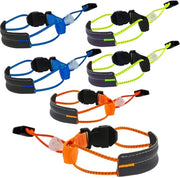 Fascette per bicicletta 6 pezzi - Clip per bicicletta adattabile - Strisce riflettenti - Clip elastica alta - Materiale PU/Nylon - Adatto per passeggiate/bicicletta